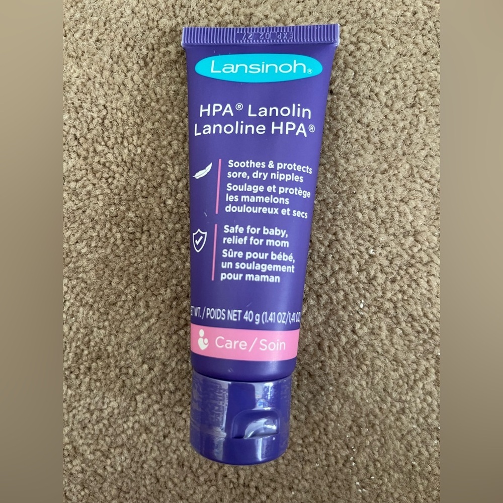 🩵 4/$20 Lansinoh HPA Lanolin Cream - Purple and Pink Tube